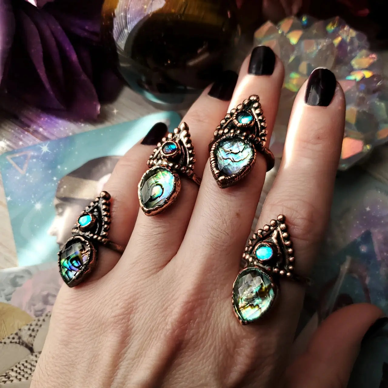Mystical Copper Electroform Jewelry I Stellar Fae Creations