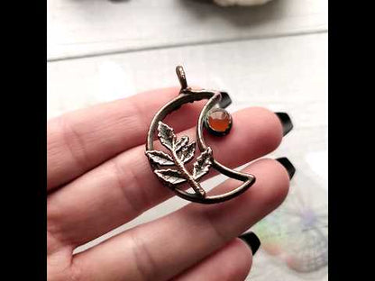 Luna Garden Orange Carnelian Necklace